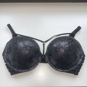 LAST CHANCE ✨Victoria's Secret Shimmering Black Lace Bra